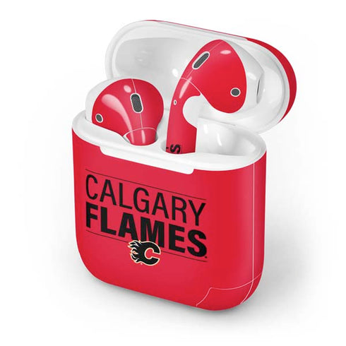 NHL Calgary Flames Lineup Apple AirPods Skin