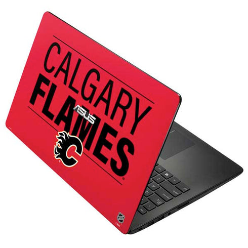 NHL Calgary Flames Lineup Asus X502CA 15.6 Skin
