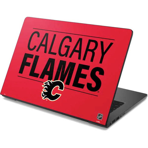 NHL Calgary Flames Lineup Dell Chromebook Skin