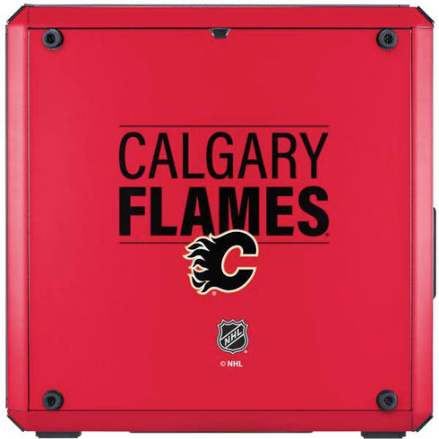 NHL Calgary Flames Lineup Cooler Master MasterBox Q300L Mini Tower Skin