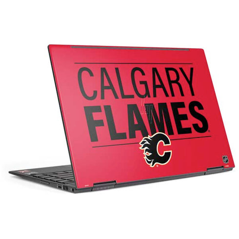 NHL Calgary Flames Lineup HP Envy Skin
