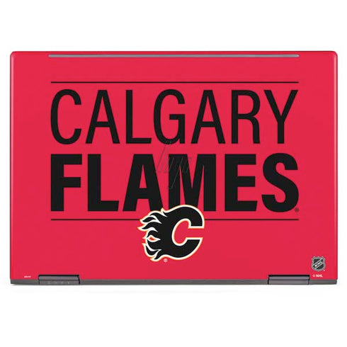 NHL Calgary Flames Lineup HP Envy Skin