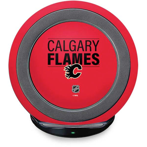 NHL Calgary Flames Lineup Fast Charge Wireless Charging Stand Skin