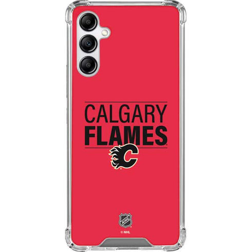 NHL Calgary Flames Lineup Galaxy A14 5G Clear Case