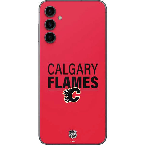 NHL Calgary Flames Lineup Galaxy A14 5G Skin