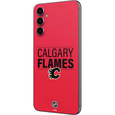 NHL Calgary Flames Lineup Galaxy A14 5G Skin