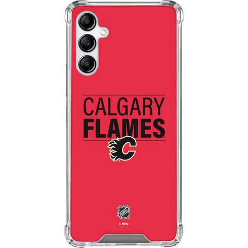 NHL Calgary Flames Lineup Galaxy A15 5G Clear Case