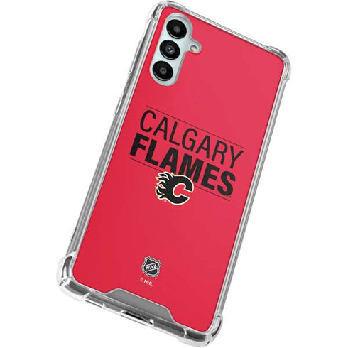 NHL Calgary Flames Lineup Galaxy A15 5G Clear Case