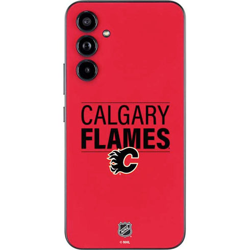 NHL Calgary Flames Lineup Galaxy A54 5G Skin