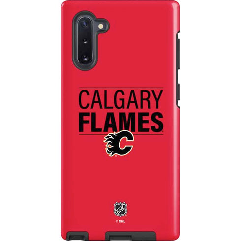 NHL Calgary Flames Lineup Galaxy Note 10 Pro Case