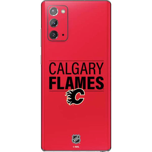 NHL Calgary Flames Lineup Galaxy Note20 5G Skin