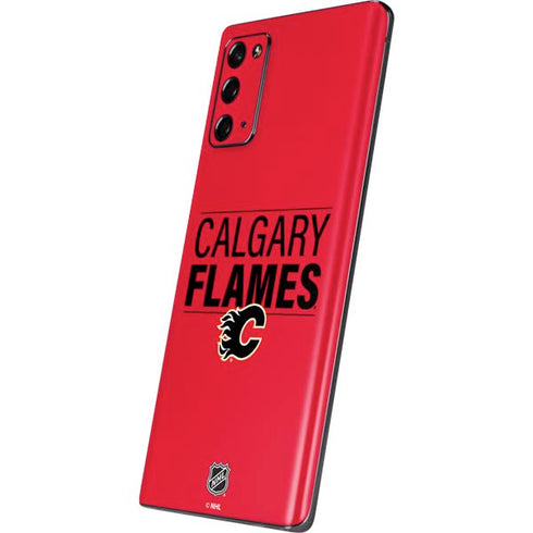 NHL Calgary Flames Lineup Galaxy Note20 5G Skin