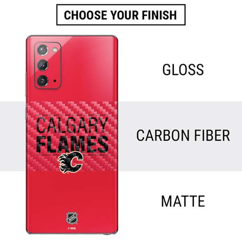 NHL Calgary Flames Lineup Galaxy Note20 5G Skin