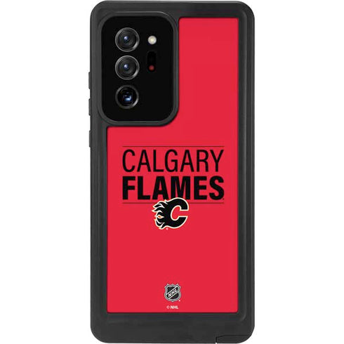 NHL Calgary Flames Lineup Galaxy Note20 Ultra 5G Waterproof Case