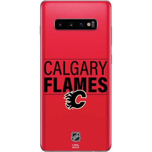 NHL Calgary Flames Lineup Galaxy S10 Plus Skin