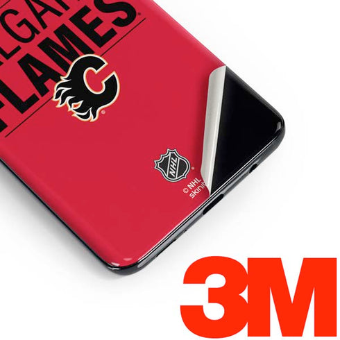 NHL Calgary Flames Lineup Galaxy S10 Skin