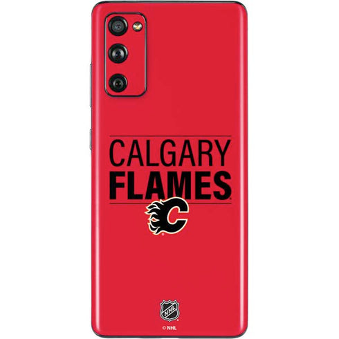 NHL Calgary Flames Lineup Galaxy S20 Fan Edition Skin