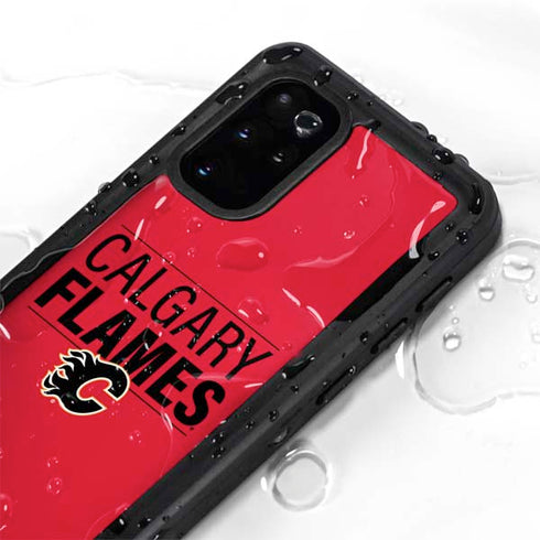 NHL Calgary Flames Lineup Galaxy S20 Plus Waterproof Case