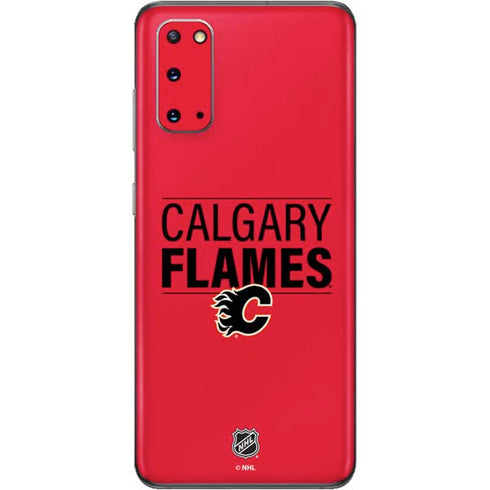 NHL Calgary Flames Lineup Galaxy S20 Skin