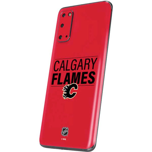 NHL Calgary Flames Lineup Galaxy S20 Skin