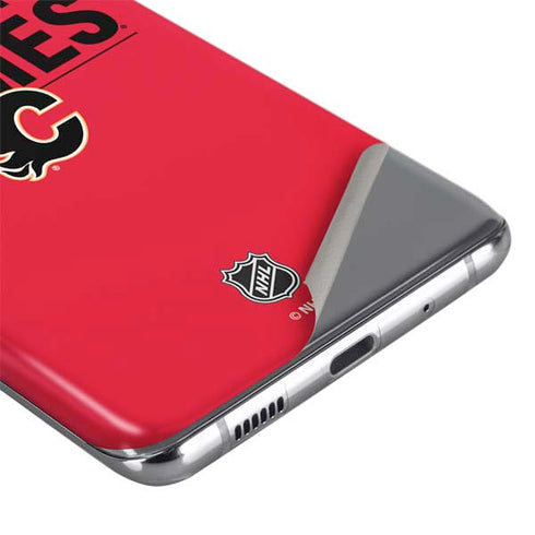 NHL Calgary Flames Lineup Galaxy S20 Skin