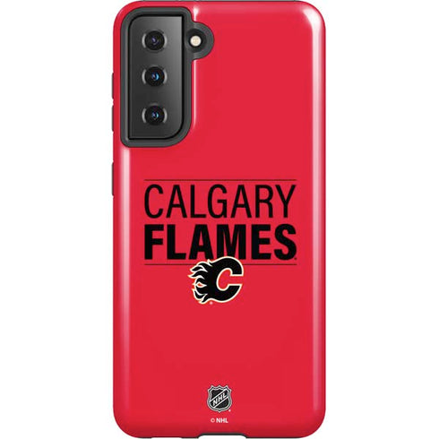 NHL Calgary Flames Lineup Galaxy S21 5G Pro Case
