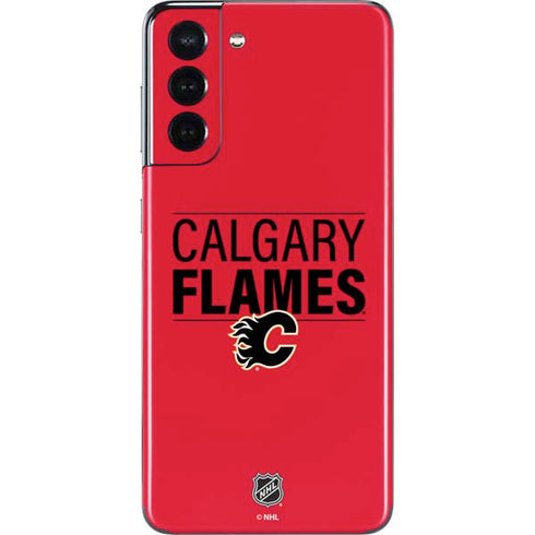 NHL Calgary Flames Lineup Galaxy S21 5G Skin