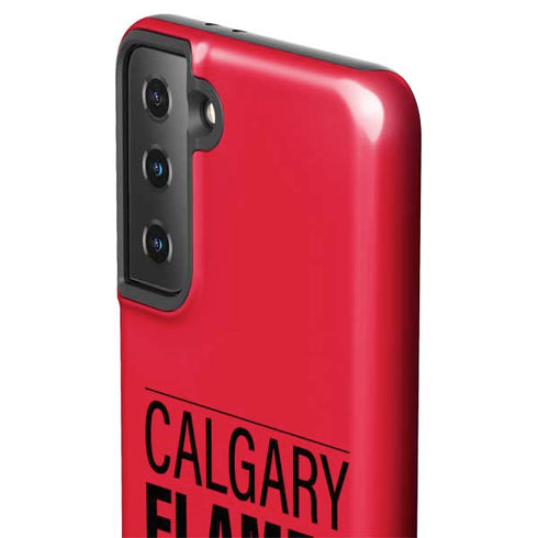 NHL Calgary Flames Lineup Galaxy S21 FE Pro Case