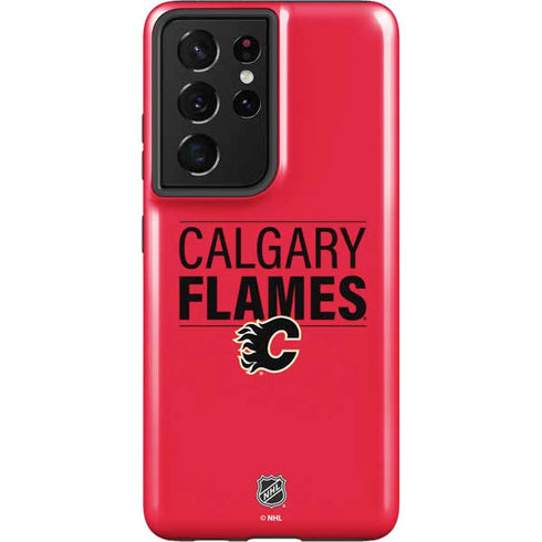NHL Calgary Flames Lineup Galaxy S21 Ultra 5G Pro Case