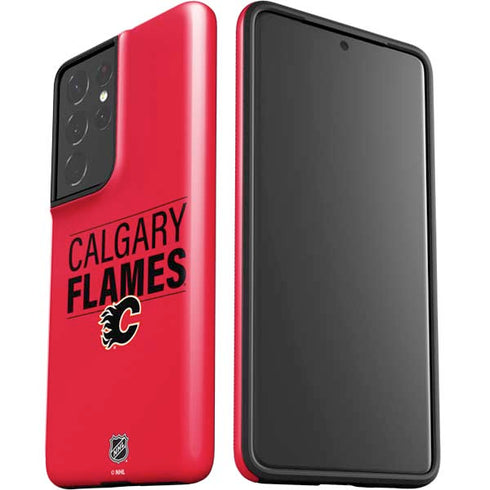 NHL Calgary Flames Lineup Galaxy S21 Ultra 5G Pro Case