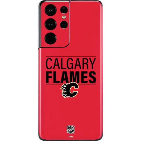 NHL Calgary Flames Lineup Galaxy S21 Ultra 5G Skin