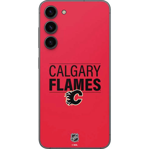 NHL Calgary Flames Lineup Galaxy S23 Plus Skin