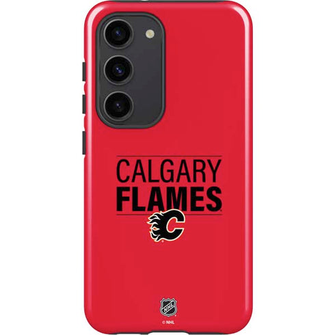 NHL Calgary Flames Lineup Galaxy S23 Pro Case