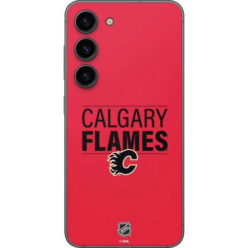 NHL Calgary Flames Lineup Galaxy S23 Skin