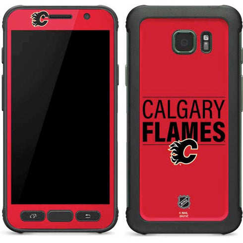 NHL Calgary Flames Lineup Galaxy S7 Active Skin