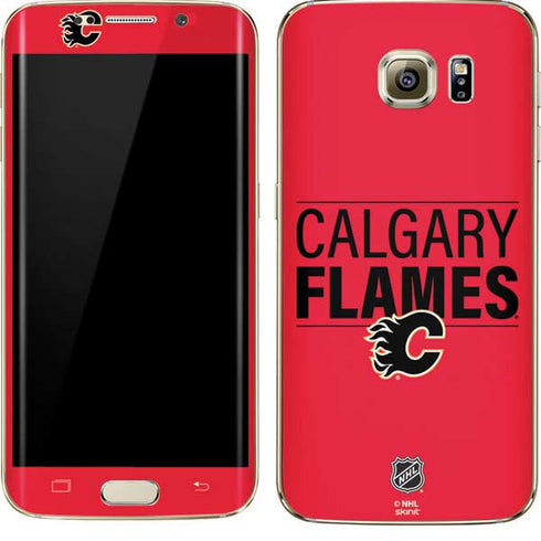 NHL Calgary Flames Lineup Galaxy S7 Edge Skin