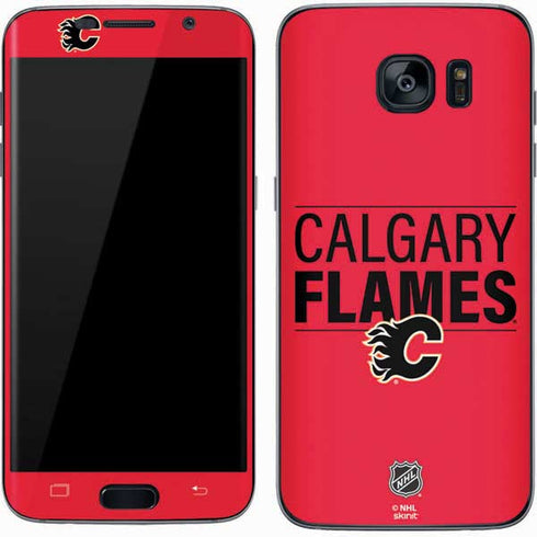 NHL Calgary Flames Lineup Galaxy S7 Skin