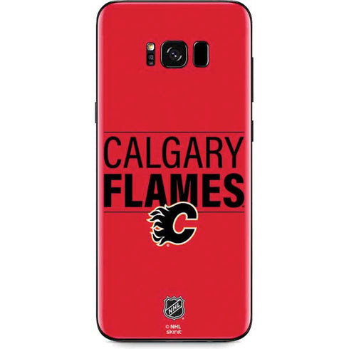 NHL Calgary Flames Lineup Galaxy S8 Plus Skin