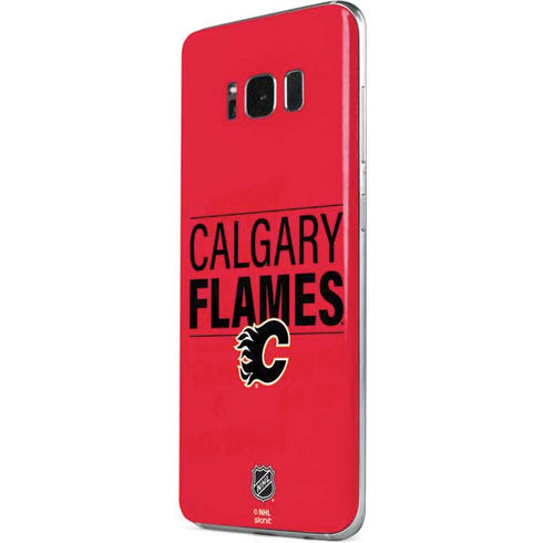 NHL Calgary Flames Lineup Galaxy S8 Plus Skin