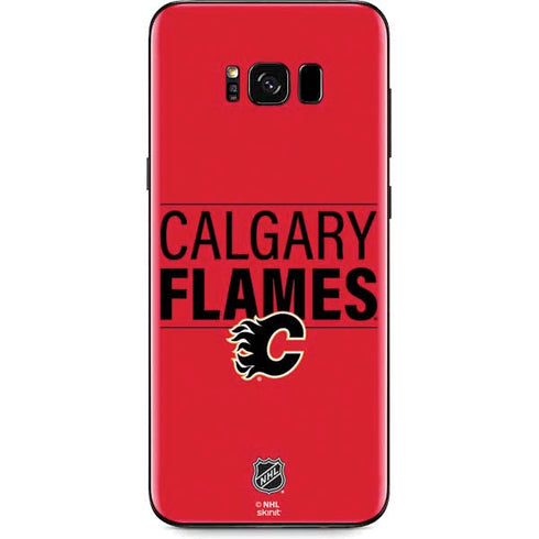 NHL Calgary Flames Lineup Galaxy S8 Skin