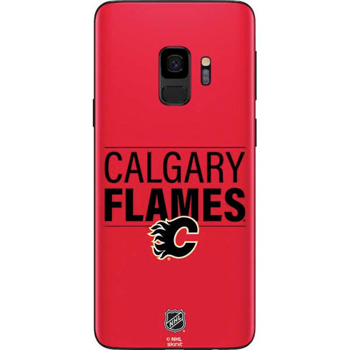 NHL Calgary Flames Lineup Galaxy S9 Skin
