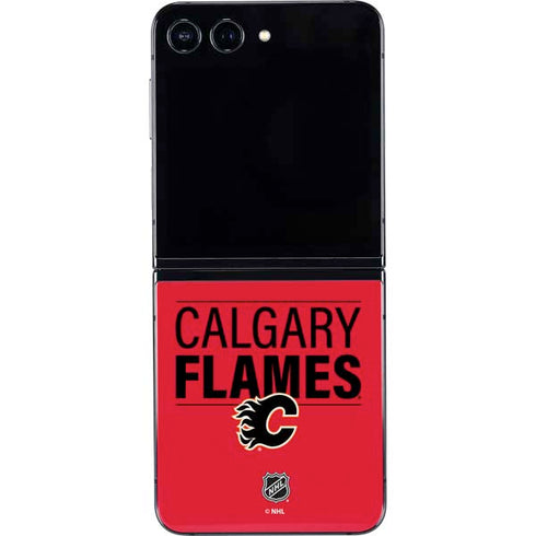 NHL Calgary Flames Lineup Galaxy Z Flip5 5G Skin