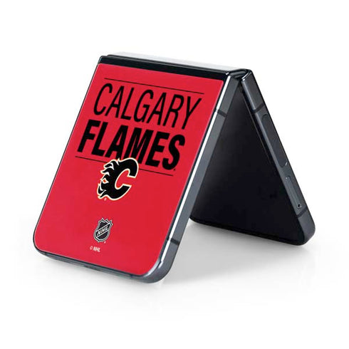 NHL Calgary Flames Lineup Galaxy Z Flip5 5G Skin