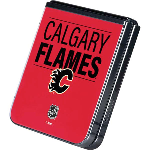 NHL Calgary Flames Lineup Galaxy Z Flip5 5G Skin