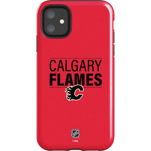 NHL Calgary Flames Lineup iPhone 11 Impact Case