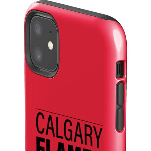 NHL Calgary Flames Lineup iPhone 11 Impact Case