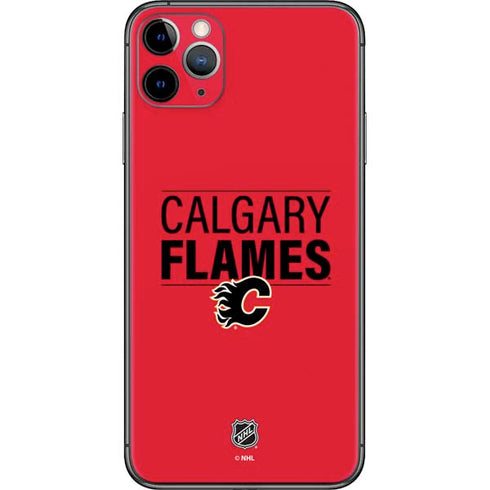 NHL Calgary Flames Lineup iPhone 11 Pro Max Skin