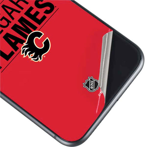 NHL Calgary Flames Lineup iPhone 11 Skin