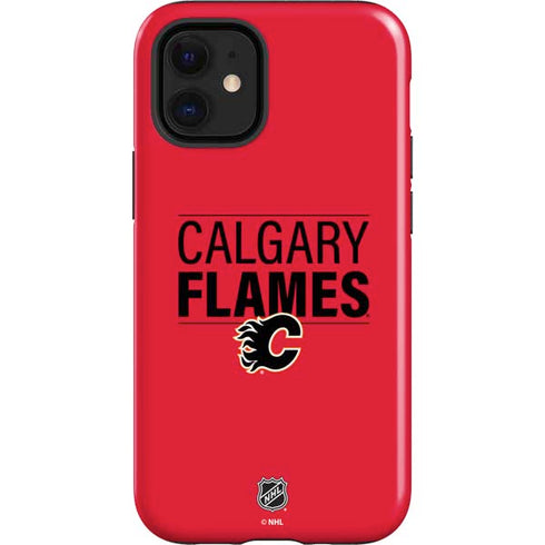 NHL Calgary Flames Lineup iPhone 12 Mini Impact Case