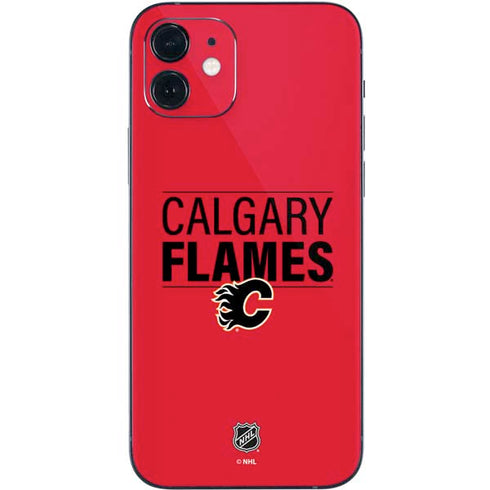 NHL Calgary Flames Lineup iPhone 12 Mini Skin